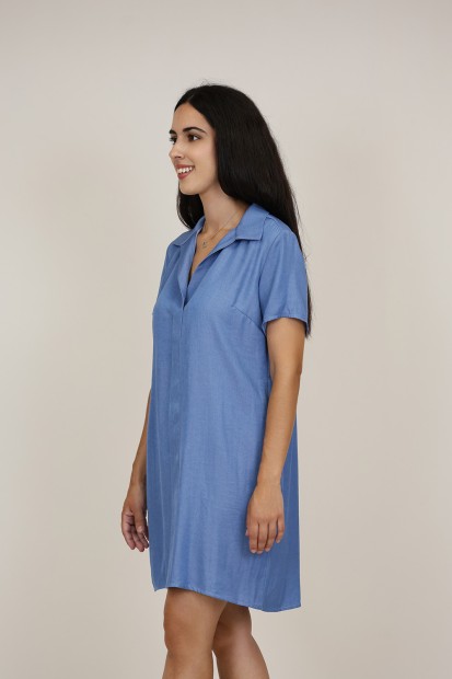 Vestido Tencel| Vestido Camisero| M47 Modas Benidorm