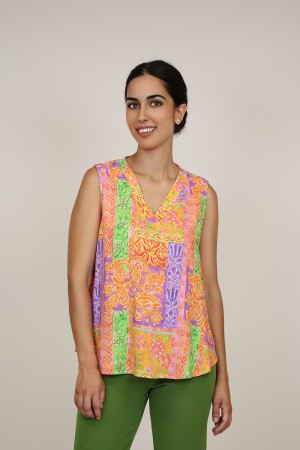 Camisa de Mujer Viscosa ECO| Blusa Fluida|  M47 Modas Benidorm