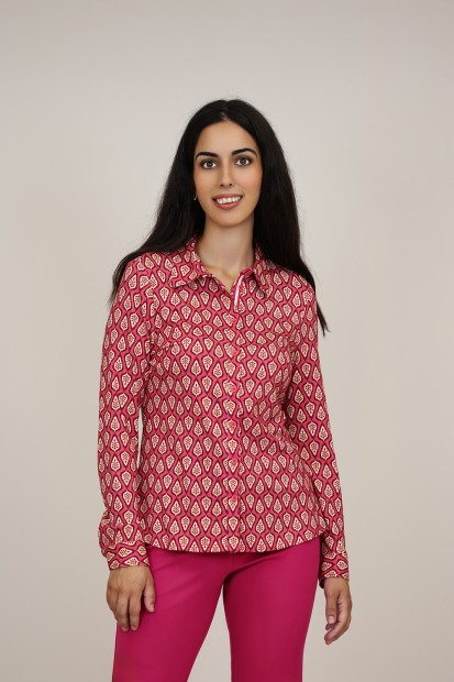 Camisa Estampada de Mujer|Camisa Viscosa ECO| M47 Modas Benidorm