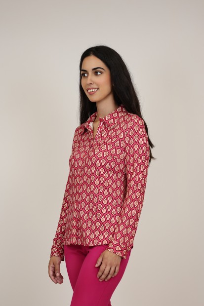 Camisa Estampada de Mujer|Camisa Viscosa ECO| M47 Modas Benidorm