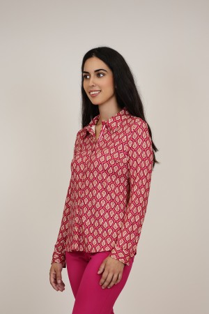 Camisa Estampada de Mujer|Camisa Viscosa ECO| M47 Modas Benidorm