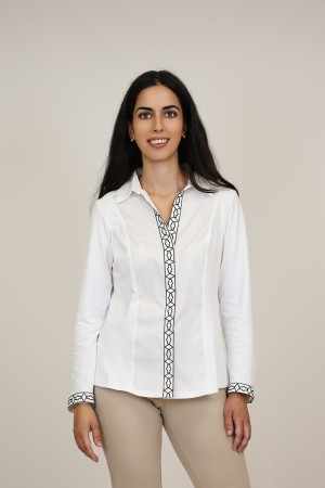 Camisa de Mujer| Camisa Blanca| M47 Modas Benidorm