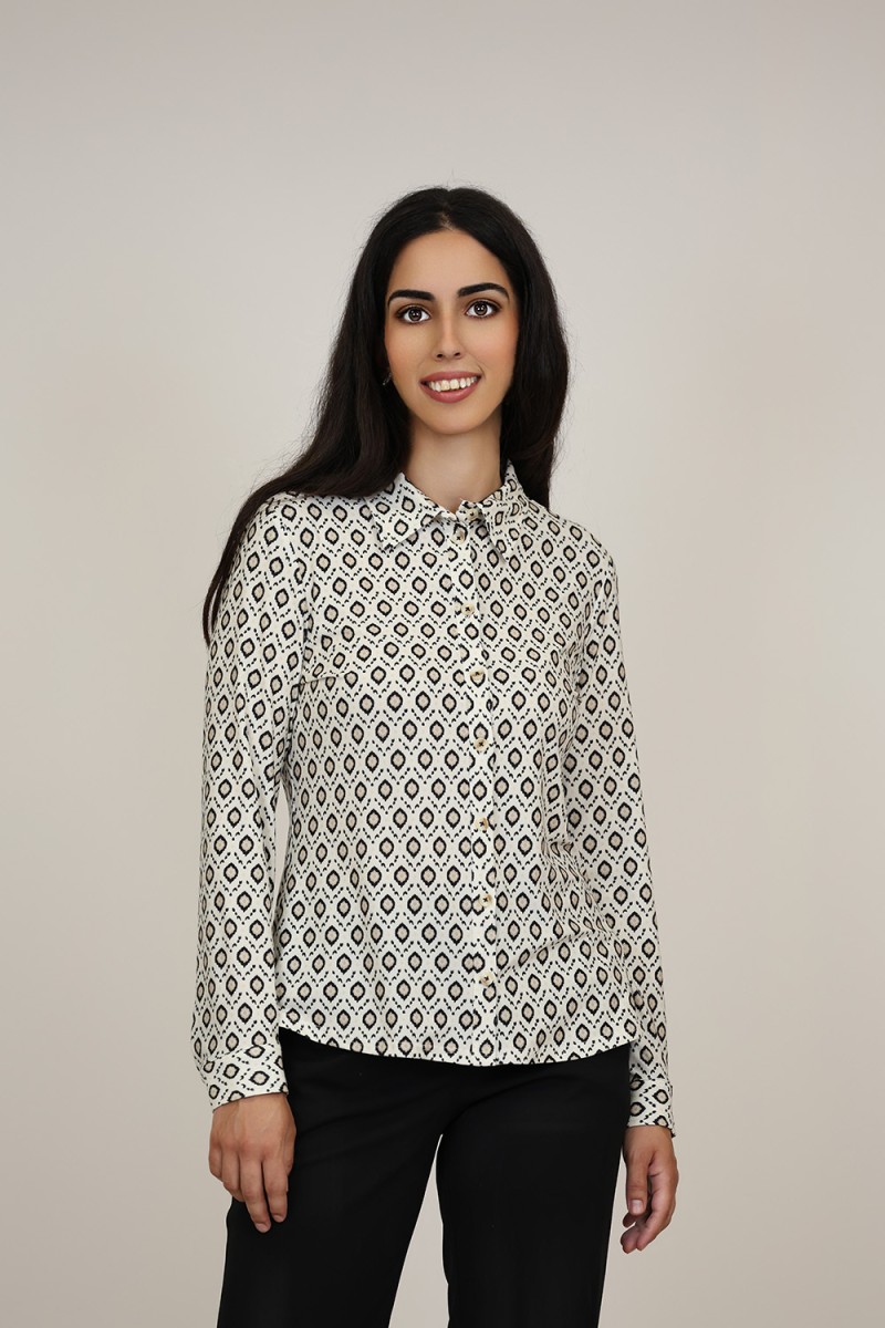 Camisa de Mujer| Camisa Eco Estampada| M47 Modas Benidorm Camisa de Mujer| Camisa Eco Estampada| M47 Modas Benidorm