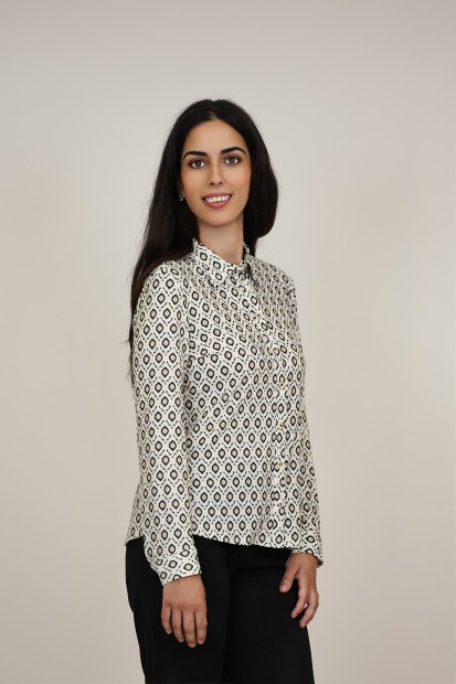Camisa de Mujer| Camisa Eco Estampada| M47 Modas Benidorm