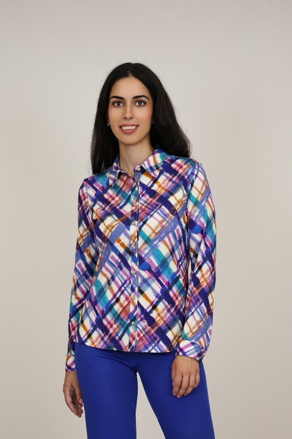Camisa Estampada de Mujer|Camisa Viscosa ECO| M47 Modas Benidorm