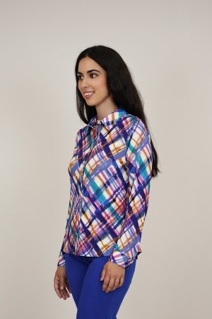 Camisa Estampada de Mujer|Camisa Viscosa ECO| M47 Modas Benidorm