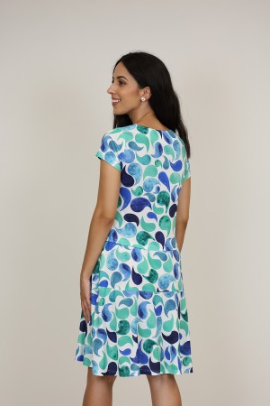 Vestido Midi Estampado | Vestido Punto| M47 Modas Benidorm