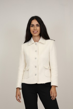 Straight-Cut Crepe Blazer| M47 Modas Benidorm