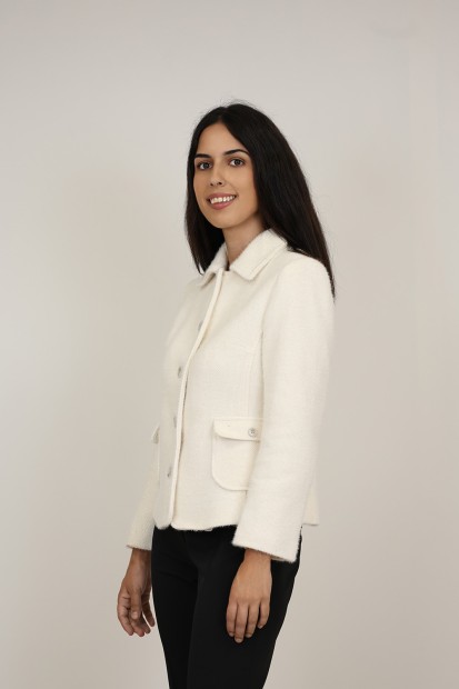 Straight-Cut Crepe Blazer| M47 Modas Benidorm