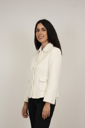 Straight-Cut Crepe Blazer| M47 Modas Benidorm
