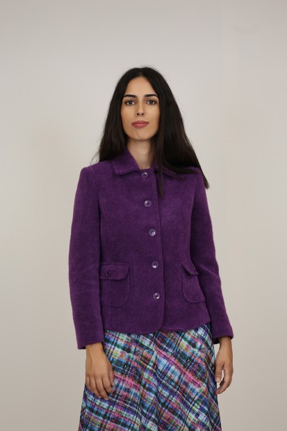 Straight-Cut Crepe Blazer| M47 Modas Benidorm
