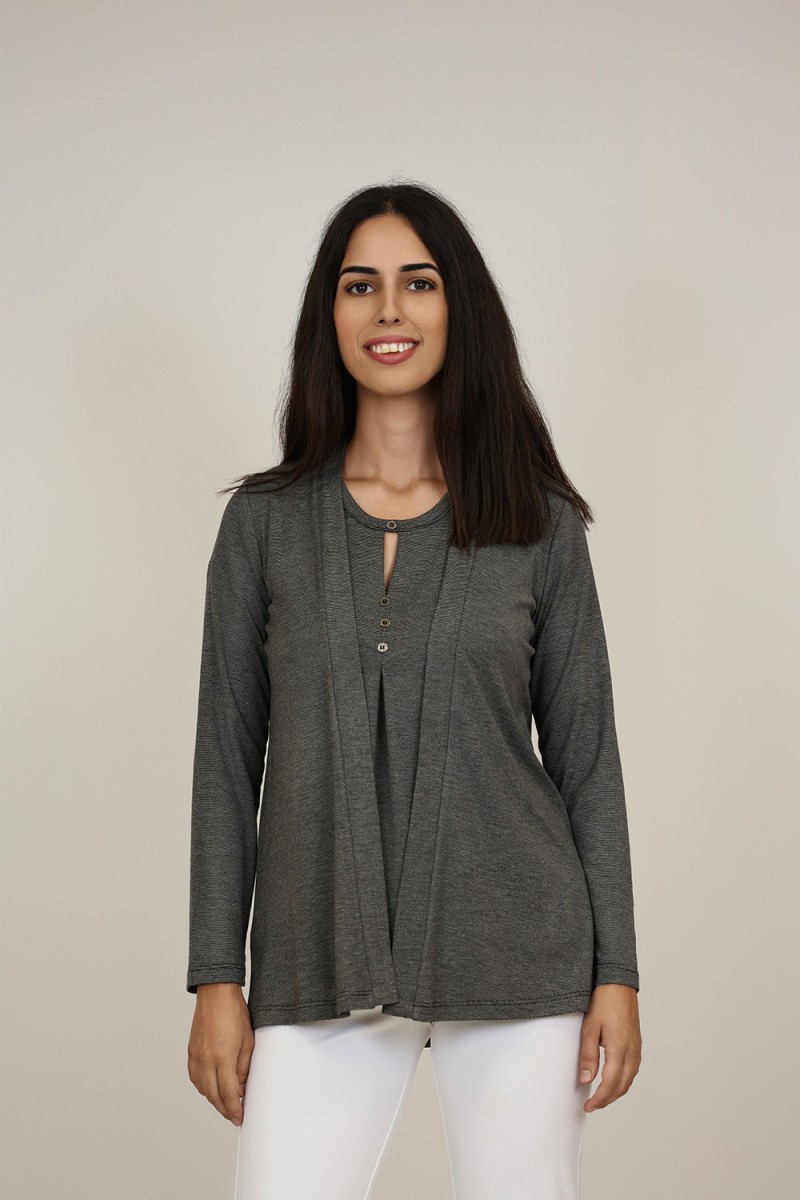The New| Chaqueta Punto Ovesize| M47 Modas Benidorm