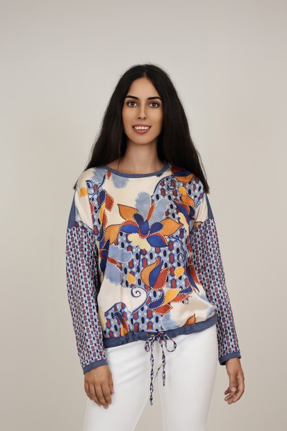 Organic Cotton Shirt Sequins Hearts| M47 Modas Benidorm