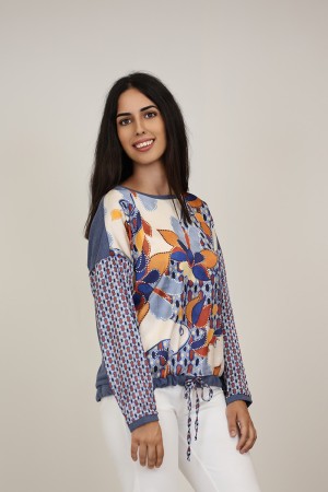 Organic Cotton Shirt Sequins Hearts| M47 Modas Benidorm