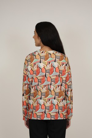 Organic Cotton Shirt Sequins Hearts| M47 Modas Benidorm
