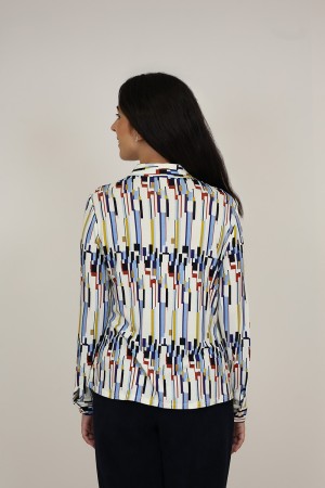 Viscose Shirt Lettering Print | M47 Modas Benidorm