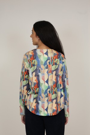 Organic Cotton Shirt Sequins Hearts| M47 Modas Benidorm
