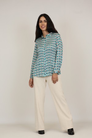 Blue Jeans Leatherette Details| M47 Modas Benidorm