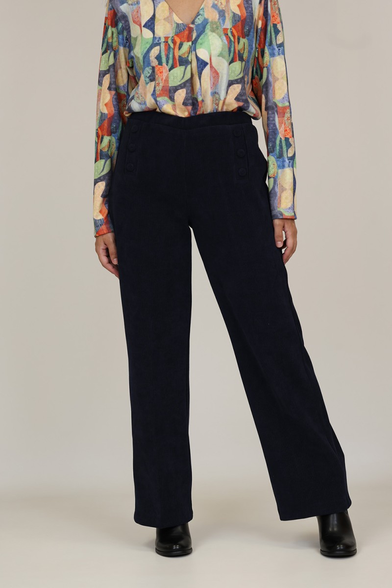 Pantalones de Mujer| Pantalon Tiro Alto| M47 Modas Benidorm