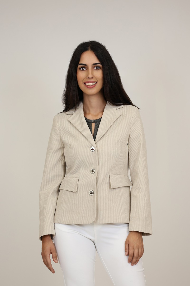 Straight-Cut Crepe Blazer| M47 Modas Benidorm Straight-Cut Crepe Blazer| M47 Modas Benidorm
