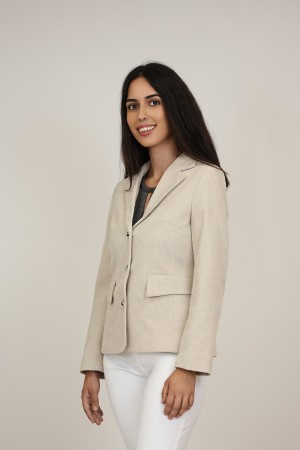 Straight-Cut Crepe Blazer| M47 Modas Benidorm