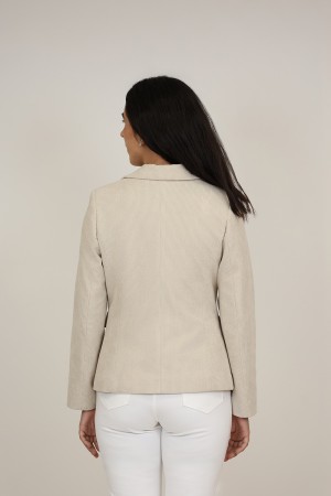 Straight-Cut Crepe Blazer| M47 Modas Benidorm