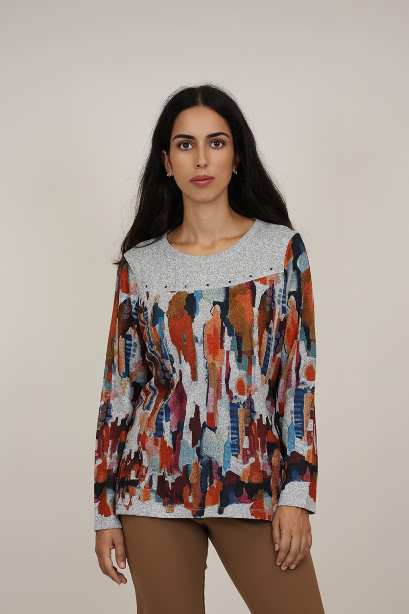 Organic Cotton Printed T-shirt| M47 Modas Benidorm Organic Cotton Printed T-shirt| M47 Modas Benidorm