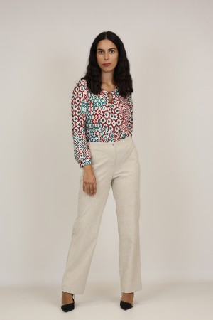 Blue Jeans Leatherette Details| M47 Modas Benidorm