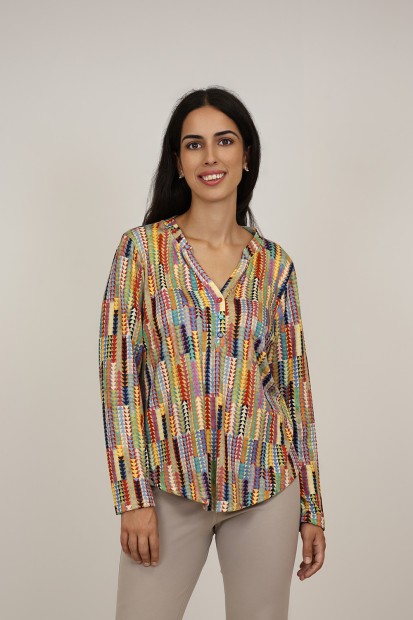 The New| Camiseta Mao Estampada| M47 Modas Benidorm