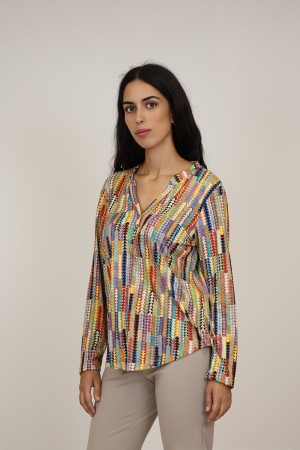 The New| Camiseta Mao Estampada| M47 Modas Benidorm