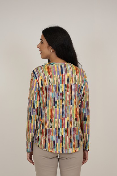 The New| Camiseta Mao Estampada| M47 Modas Benidorm