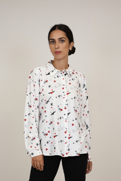 The New| Camisa Estampada| M47 Modas Benidorm