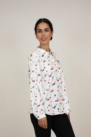 The New| Camisa Estampada| M47 Modas Benidorm
