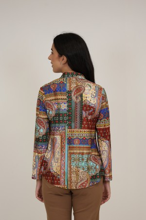 The New| Camisa Estampada de Mujer| M47 Modas Benidorm