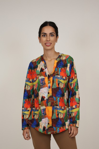 The New| Camiseta Mao Estampada| M47 Modas Benidorm