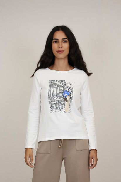 Camisetas de Mujer | Camiseta Navy| M47 Modas Benidorm