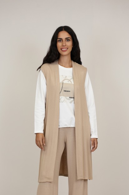 Wales Jacuard Long Cardigan| M47 Modas Benidorm
