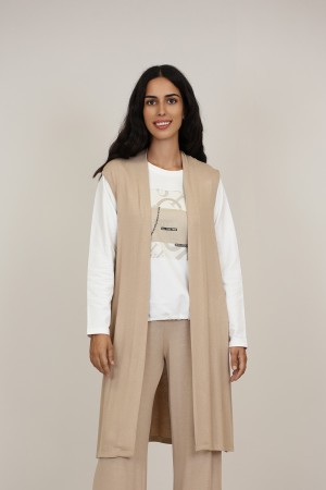 The New | Chaleco Largo Modal| M47 Modas Benidorm