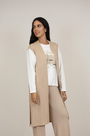 The New | Chaleco Largo Modal| M47 Modas Benidorm