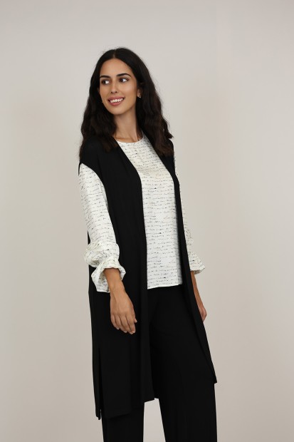 Wales Jacuard Long Cardigan| M47 Modas Benidorm
