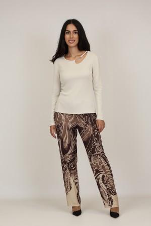 The New | Pantalón Estampado| M47 Modas Benidorm