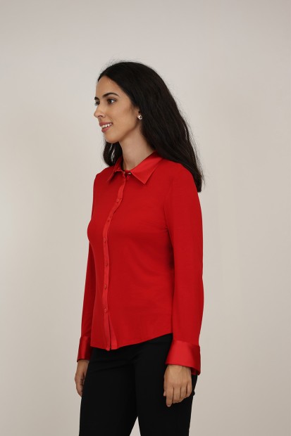 Camisa Blanca de Mujer| Camisa Algodón Orgánico| M47 Modas Benidorm