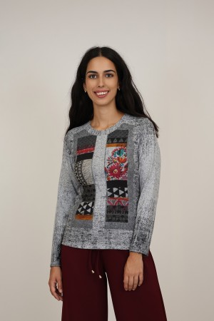 Organic Cotton Printed T-shirt| M47 Modas Benidorm