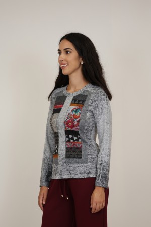 Organic Cotton Printed T-shirt| M47 Modas Benidorm
