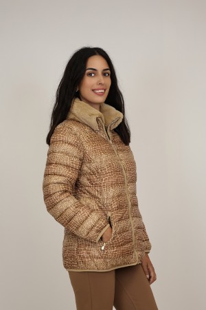 Reversible Animal Pirnt Padded Jacket| New In| M47 Modas Benidorm