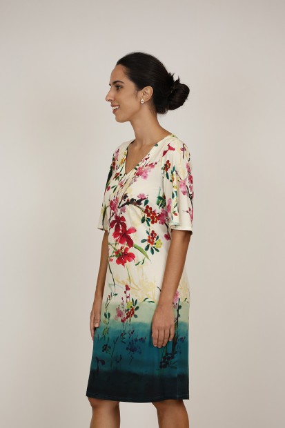 The New | Vestido Midi Estampado| M47 Modas Benidorm