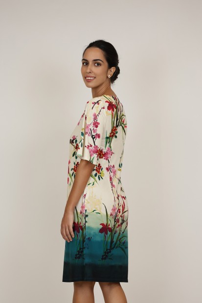 The New | Vestido Midi Estampado| M47 Modas Benidorm