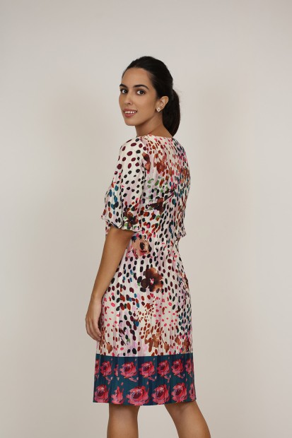 The New | Vestido Midi Estampado| M47 Modas Benidorm