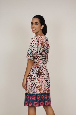 The New | Vestido Midi Estampado| M47 Modas Benidorm