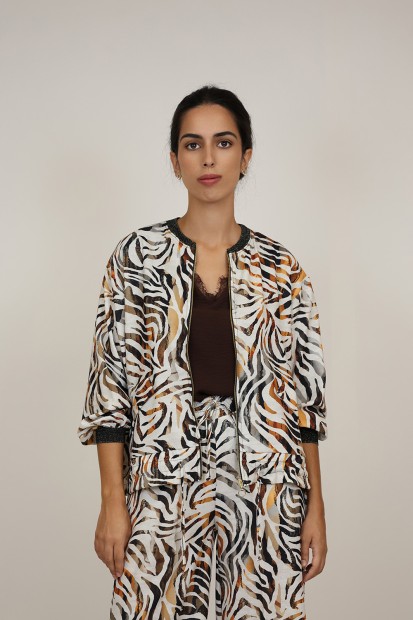 The New| Chaqueta Bomber| Chaqueta Estampada| M47 modas Benidorm